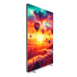 Ścianka LED 100x250cm | Mobilny kaseton reklamowy | Maxi Expo