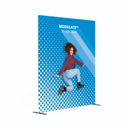 Ścianka tekstylna prosta Modulate™ 200x240 cm – lekka, modułowa, magnetyczna