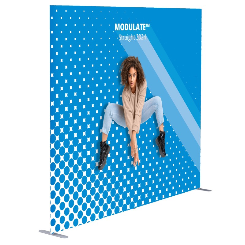 Ścianka tekstylna Modulate™ 3020 prosta 300x200 cm - modułowa