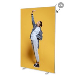 MEGA SEG™ 150x200 cm – Ścianka reklamowa z grafiką tekstylną SEG